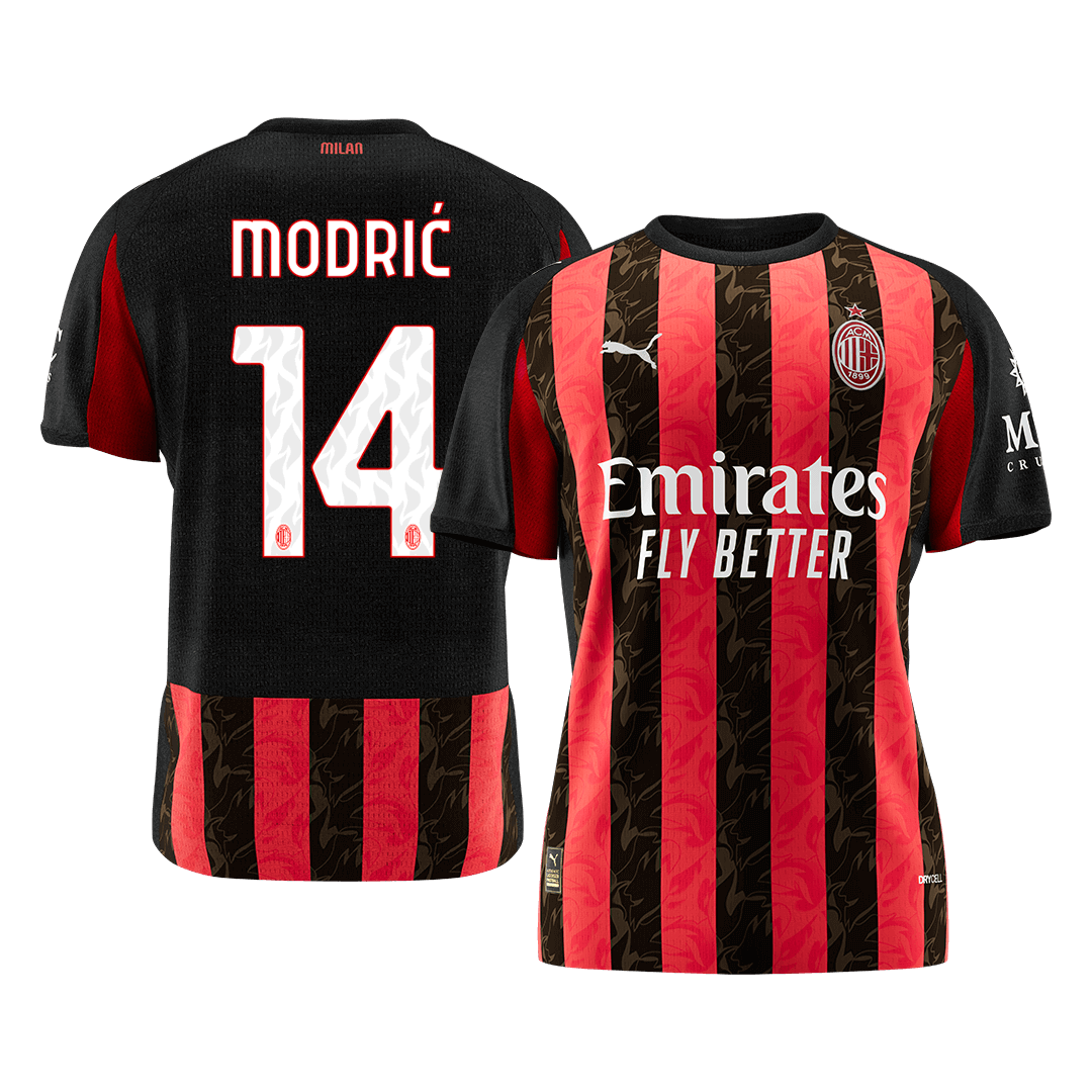 AC Milán domácí fotbalový dres 2025/26 MODRIĆ #14