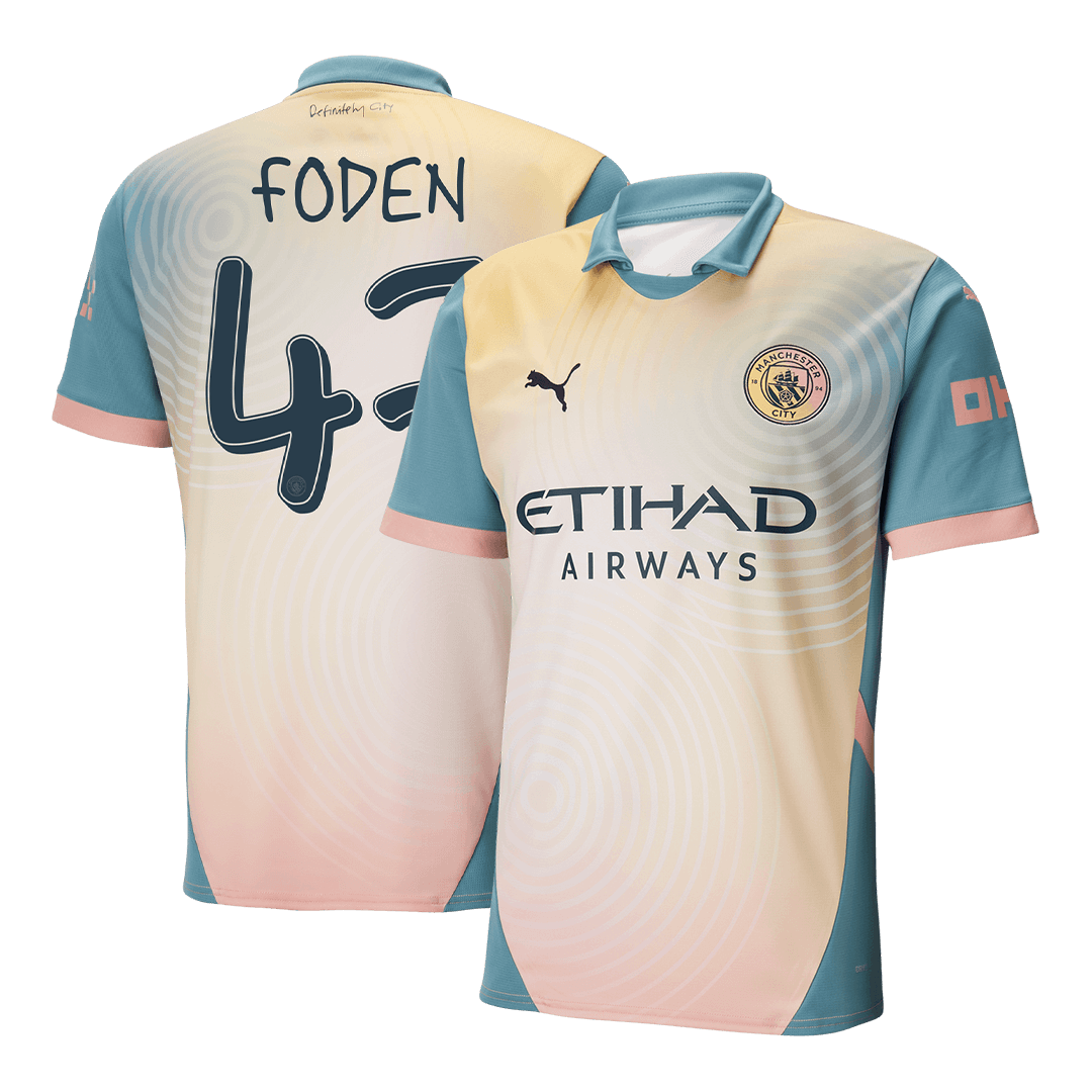 Fotbalový Dres Manchester City 24/25 FODEN #47 - Definitely City