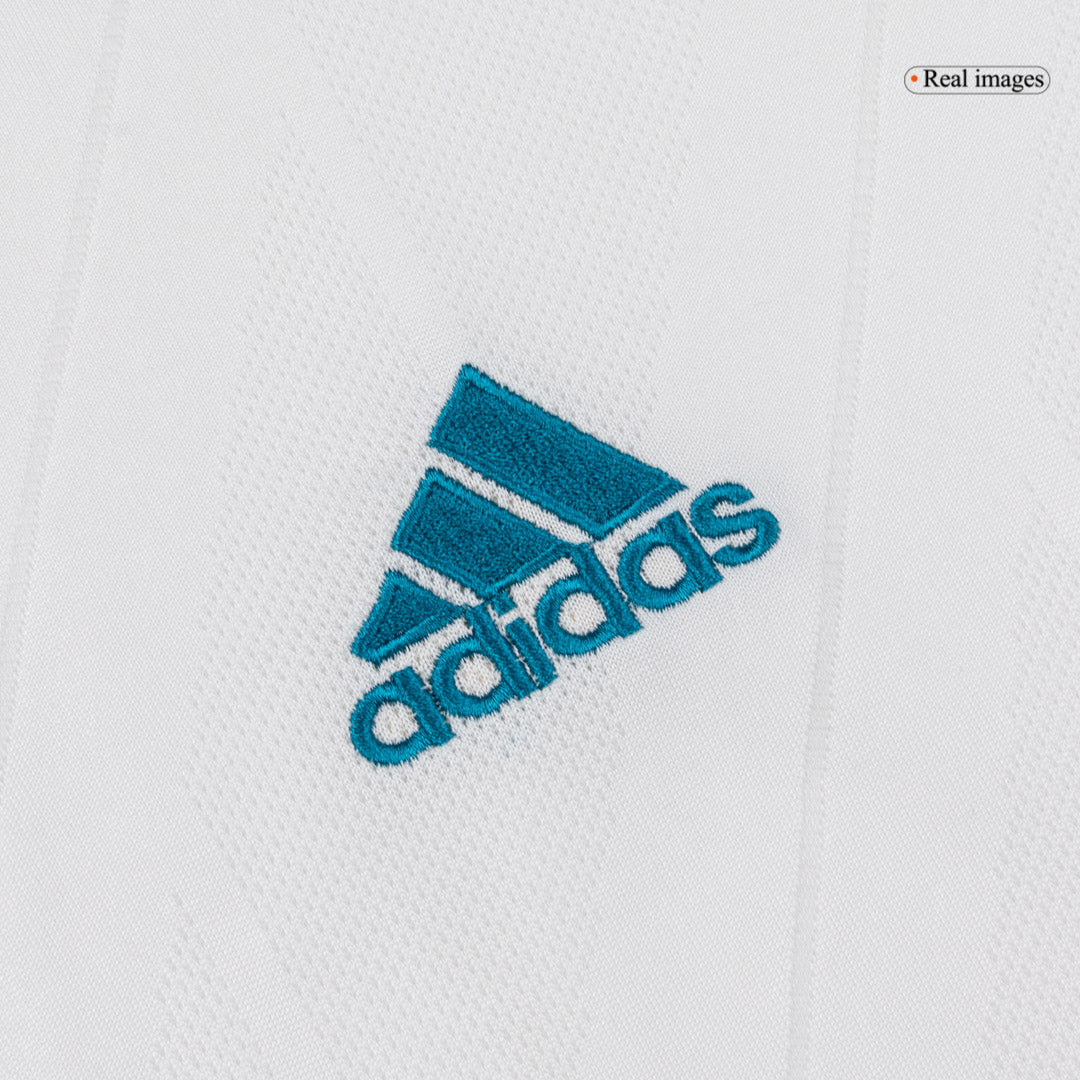 Domácí Retro Dres Real Madrid 2017/18 Retro Long Sleeve BENZEMA #9
