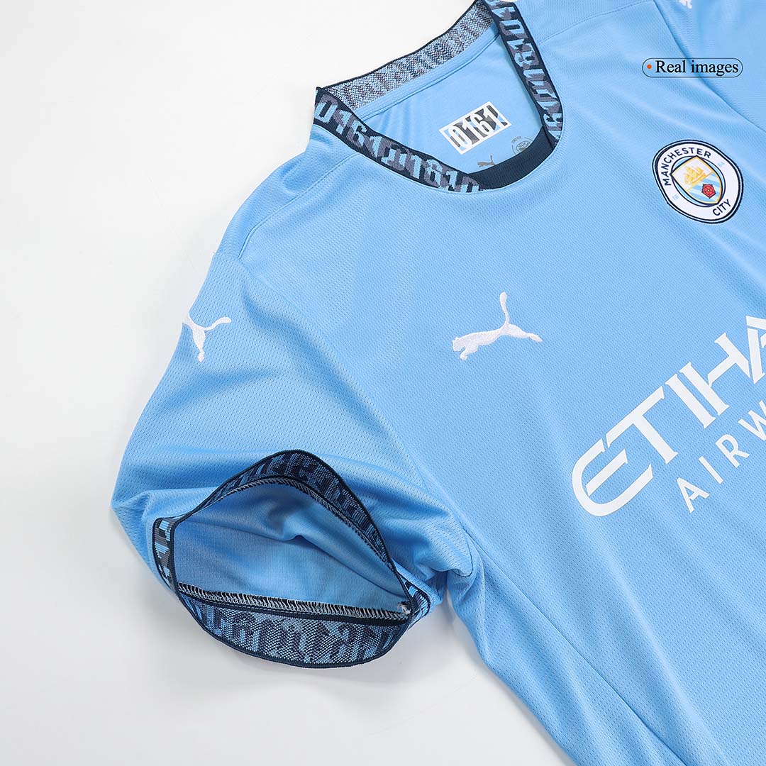 Domácí Fotbalový Dres Manchester City 24/25 HAALAND #9 UCL