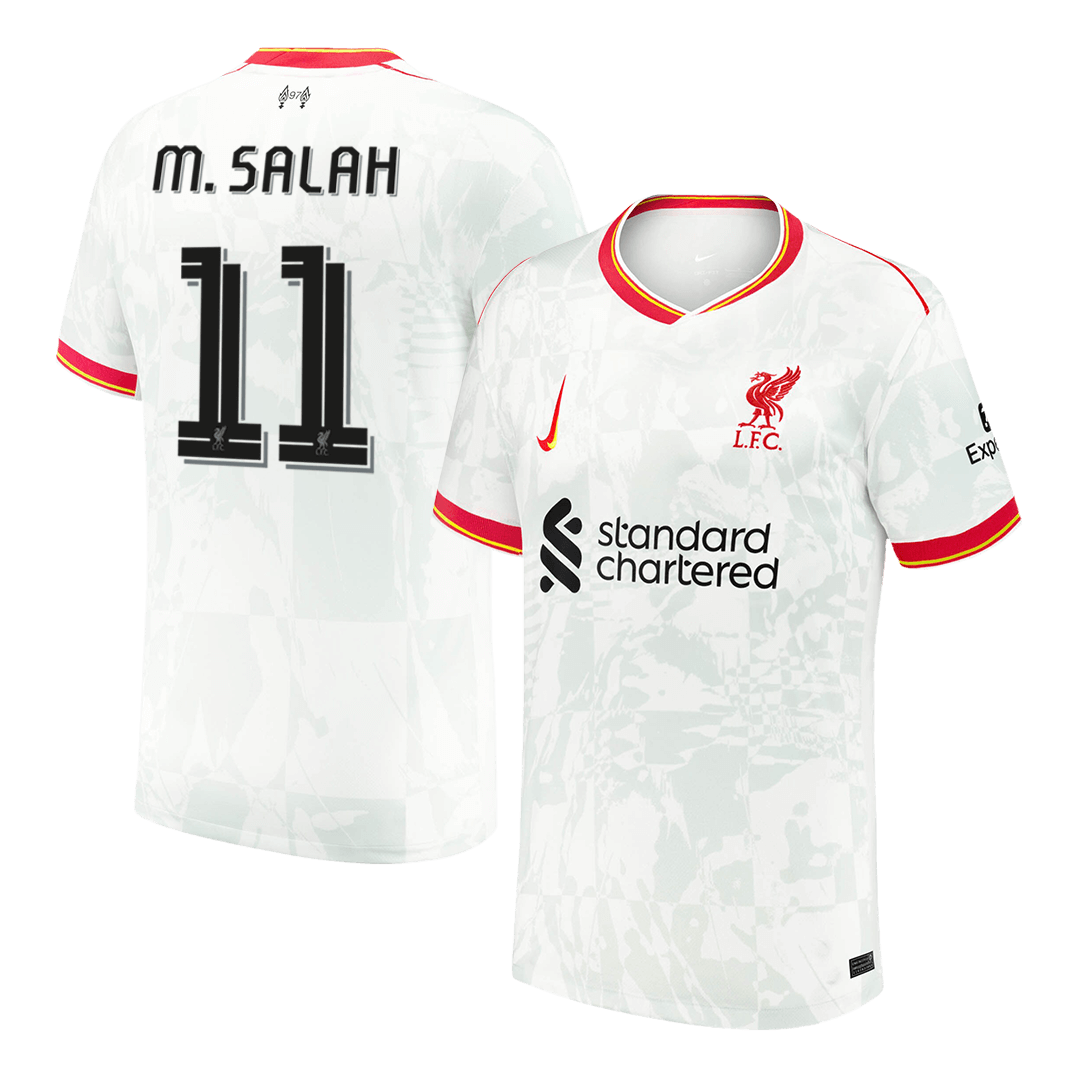 Třetí Fotbalový Dres Liverpool M.SALAH #11 UCL