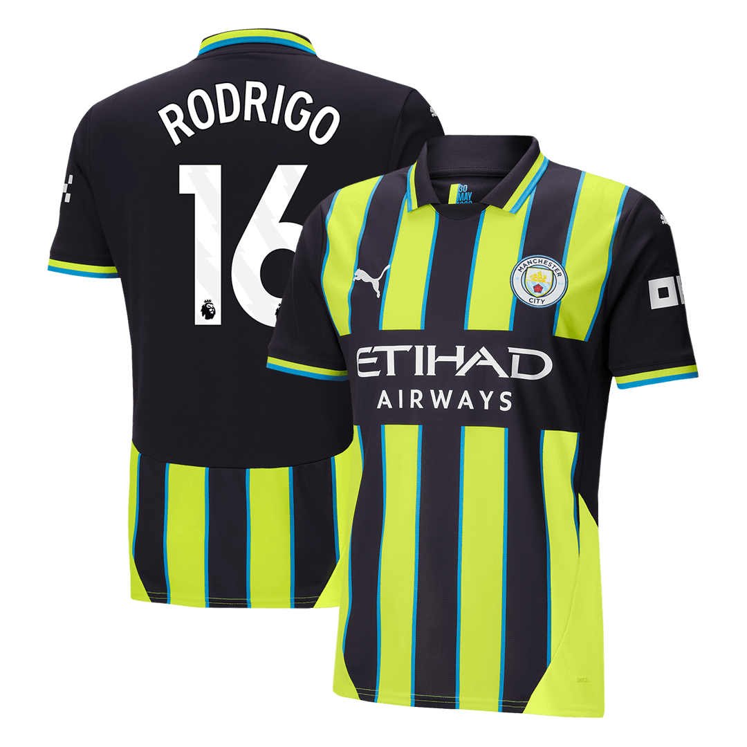 Venkovní Fotbalový Dres Manchester City 24/25 RODRIGO #16