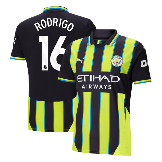 Venkovní Fotbalový Dres Manchester City 24/25 RODRIGO #16