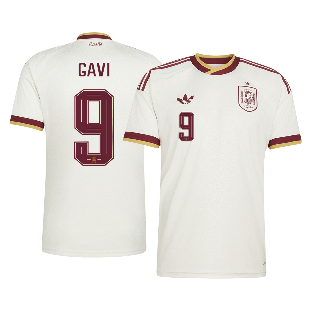 Španělsko venkovní fotbalový dres MS 2026 GAVI #9