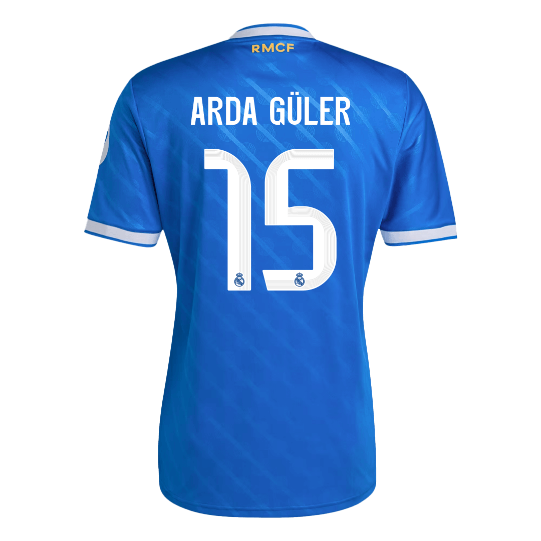 Real Madrid třetí fotbalový dres 2025/26 ARDA GÜLER #15