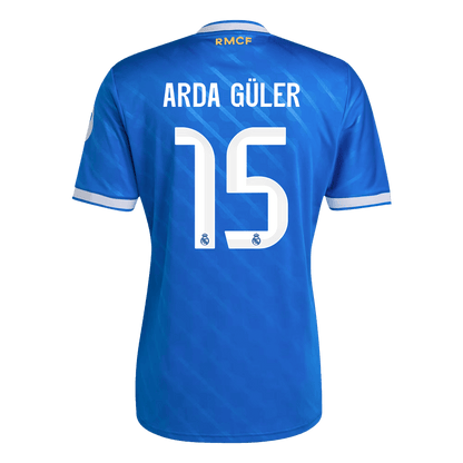 Real Madrid třetí fotbalový dres 2025/26 ARDA GÜLER #15