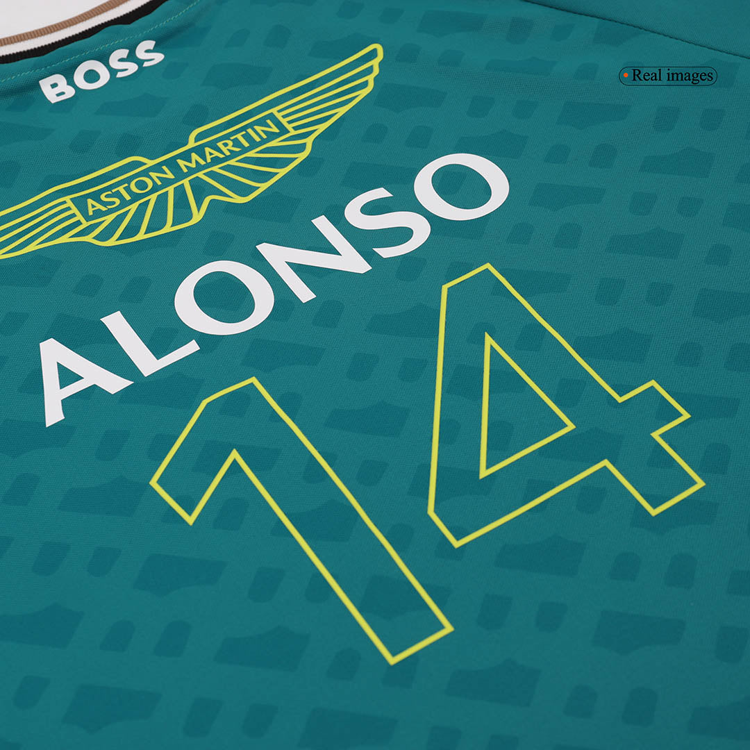 Aston Martin Aramco Cognizant F1 Racing Team Fernando Alonso Driver T-Shirt 2024 