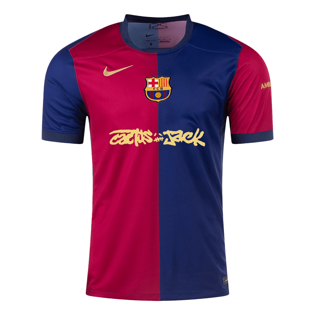 Domácí Fotbalový Dres Barcelona 24/25 Travis Scott