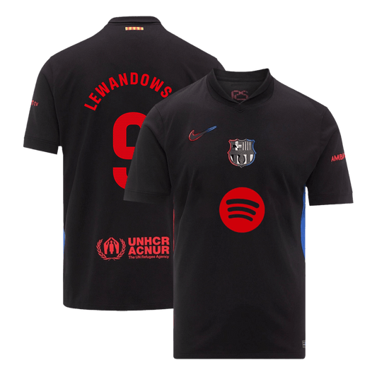 Venkovní Fotbalový Dres Barcelona 24/25 LEWANDOWSKI #9