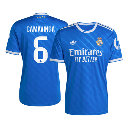 Real Madrid třetí fotbalový dres 2025/26 CAMAVINGA #6