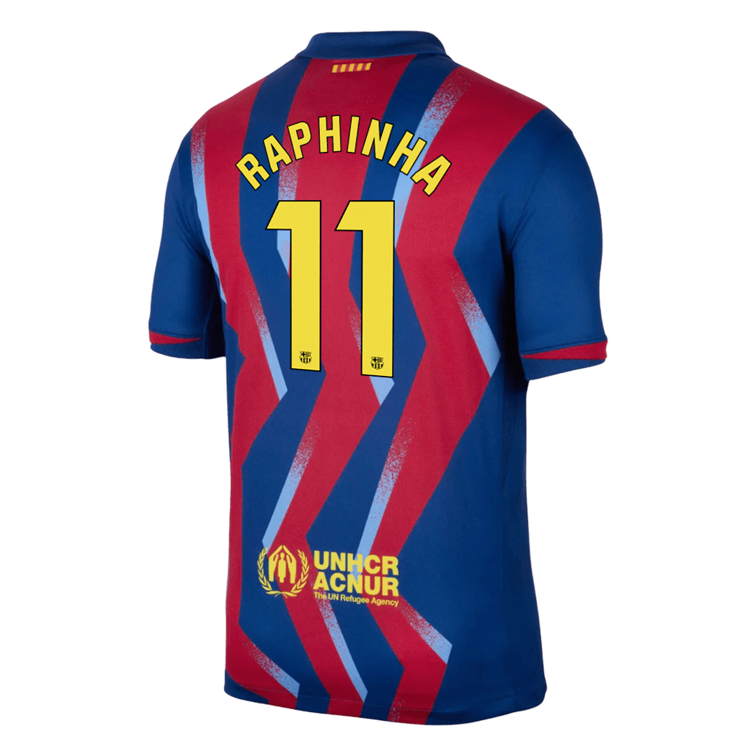 Barcelona čtvrtá fotbalový dres 2025/26 RAPHINHA #11