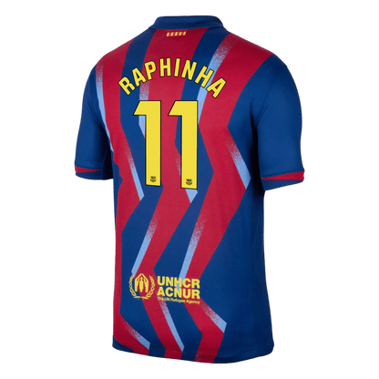 Barcelona čtvrtá fotbalový dres 2025/26 RAPHINHA #11