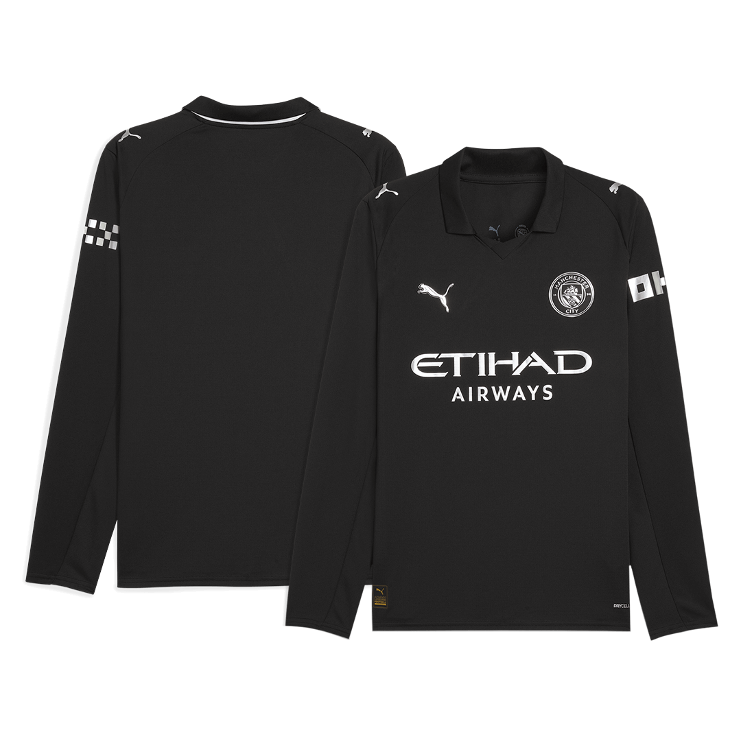 Venkovní Fotbalový Dres Manchester City Long Sleeve