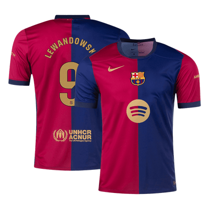 Domácí Fotbalový Dres Barcelona 24/25 LEWANDOWSKI #9