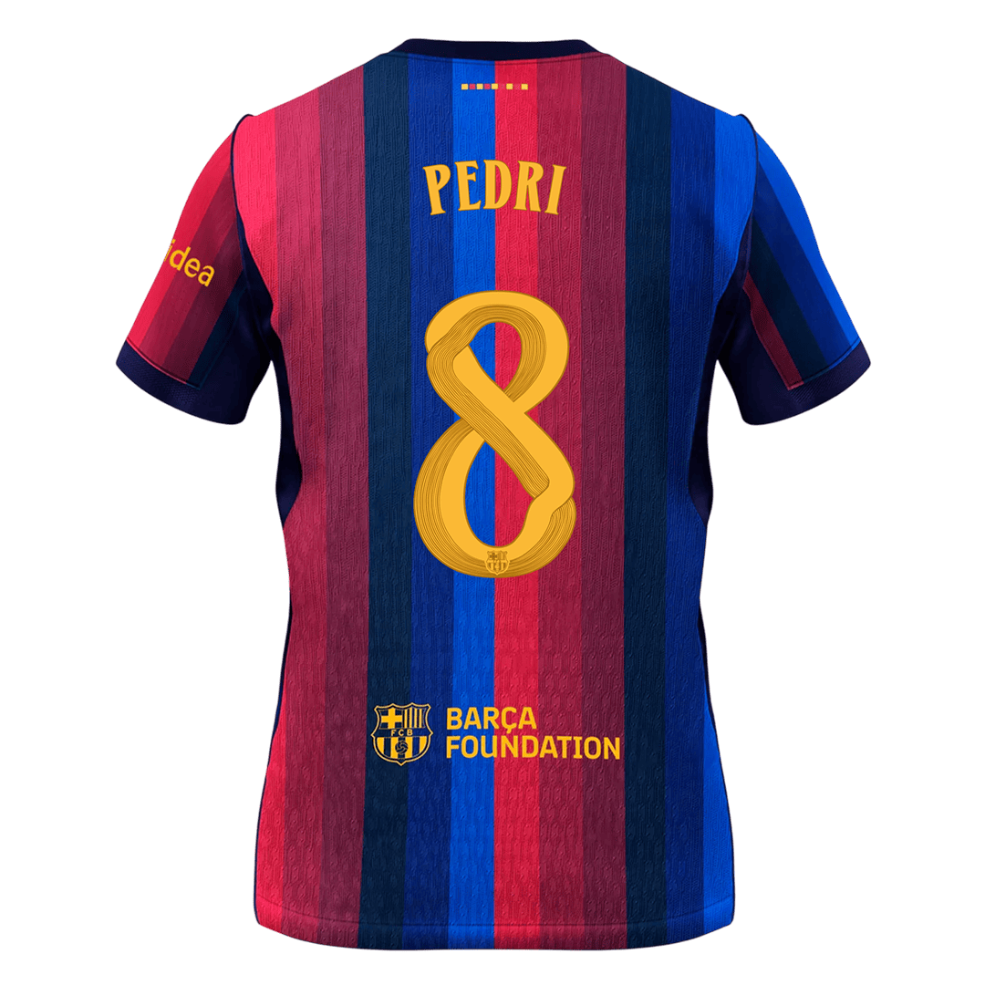 Barcelona domácí fotbalový dres 2026/27 PEDRI #8 UCL