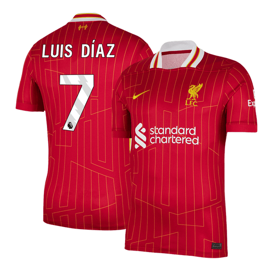 Domácí Fotbalový Dres Liverpool 24/25 LUIS DÍAZ #7