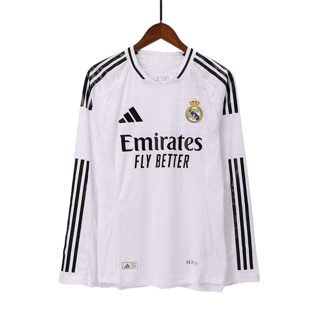 Domácí Fotbalový Dres Real Madrid 24/25 Long Sleeve Authentic
