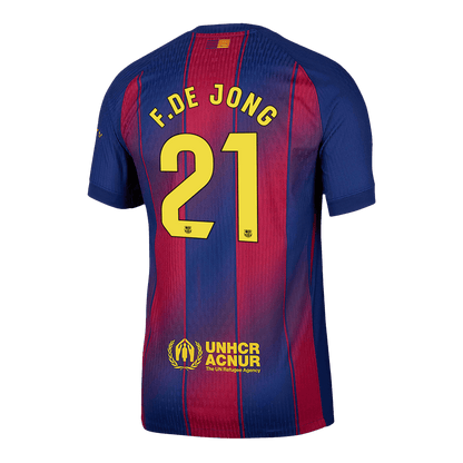 Domácí Fotbalový Dres Barcelona 25/26 Authentic F.DE JONG #21