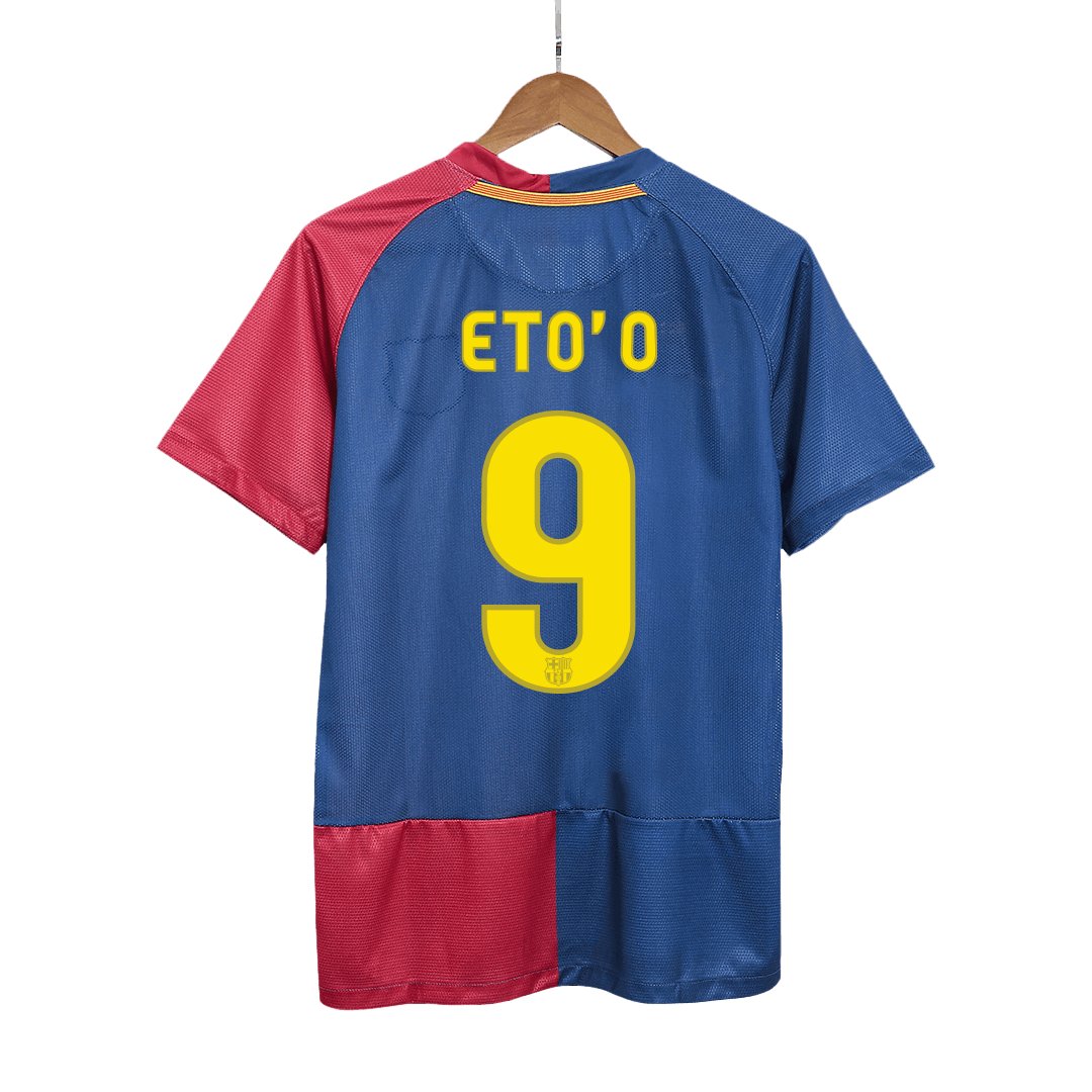 Domácí Retro Dres Barcelona 2008/09 ETO'O #9 - UCL Final