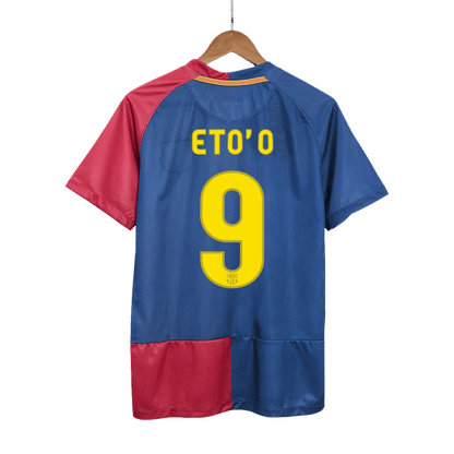 Domácí Retro Dres Barcelona 2008/09 ETO'O #9 - UCL Final