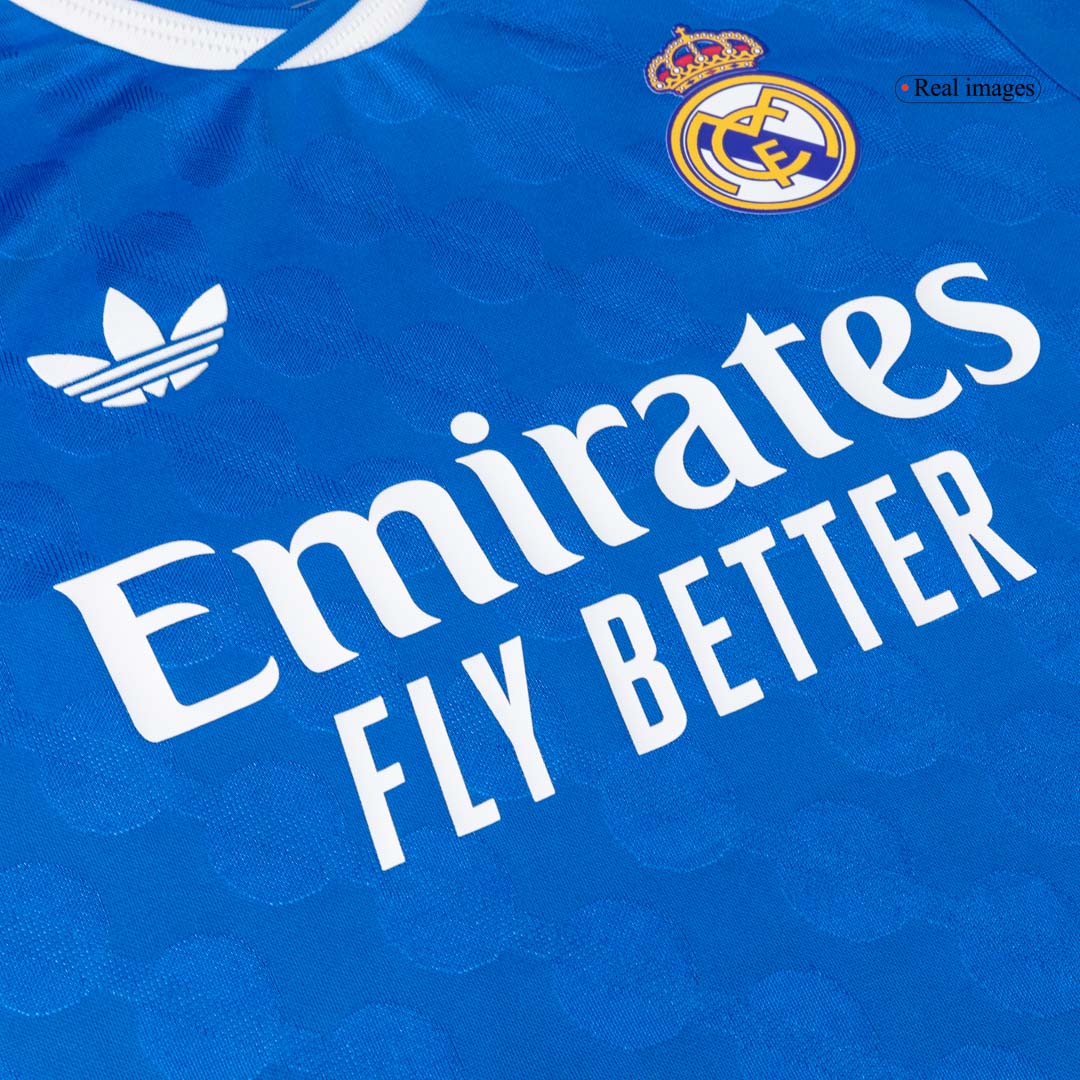 Real Madrid třetí fotbalový dres 2025/26 hráčská verze TCHOUAMENI #14