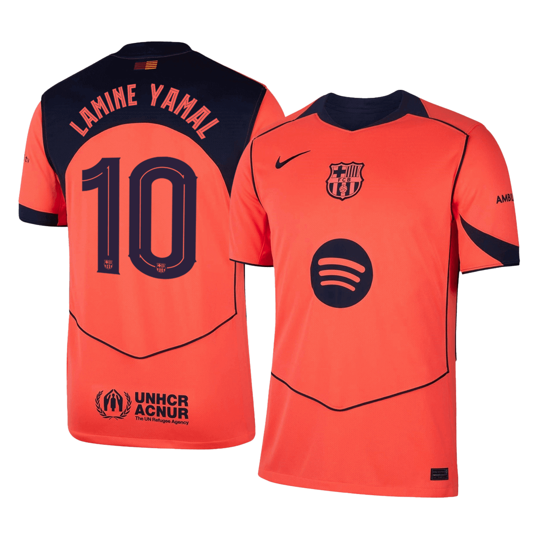 Barcelona třetí fotbalový dres 2025/26 LAMINE YAMAL #10 UCL