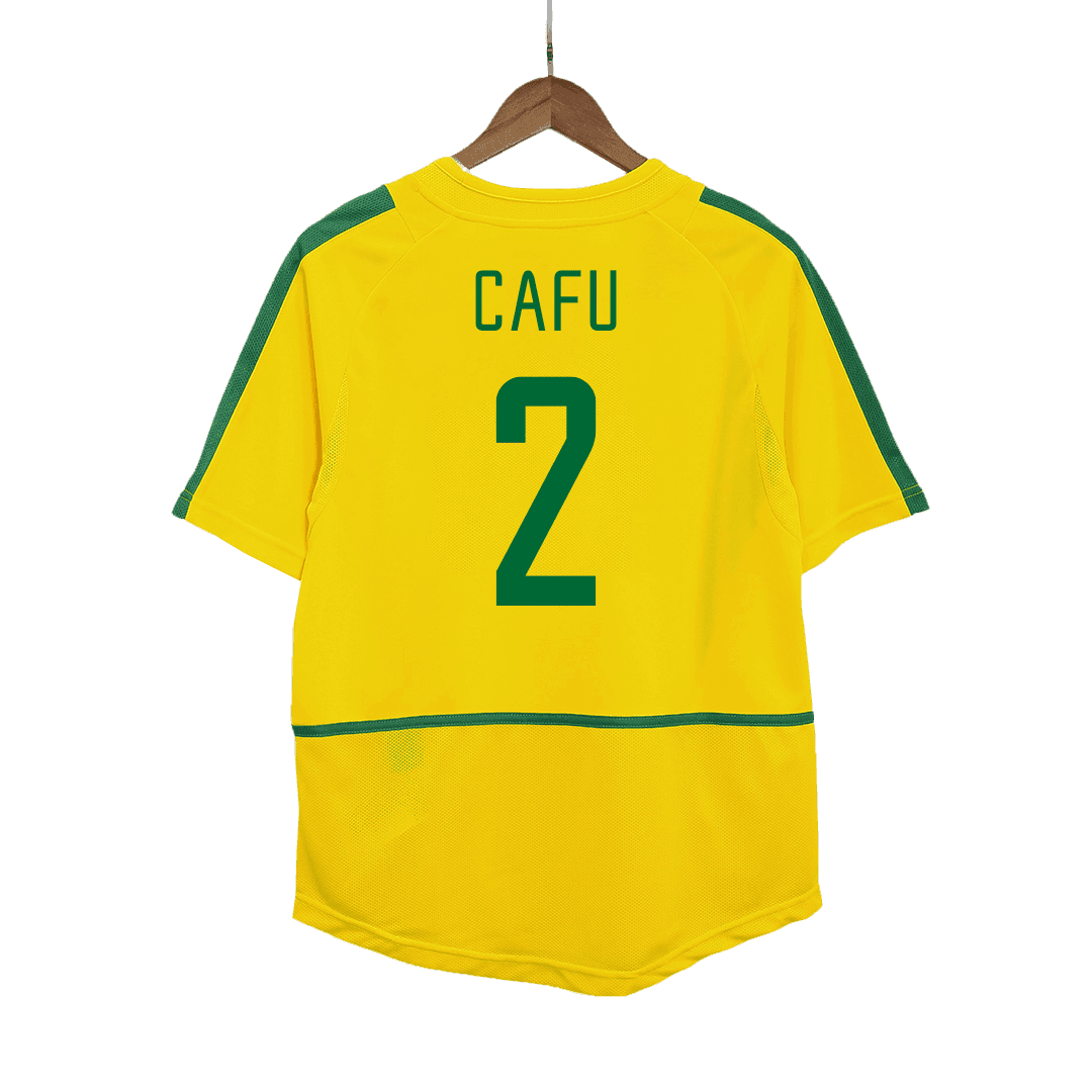 Domácí Retro Dres Brazil 2002/03 CAFU #2