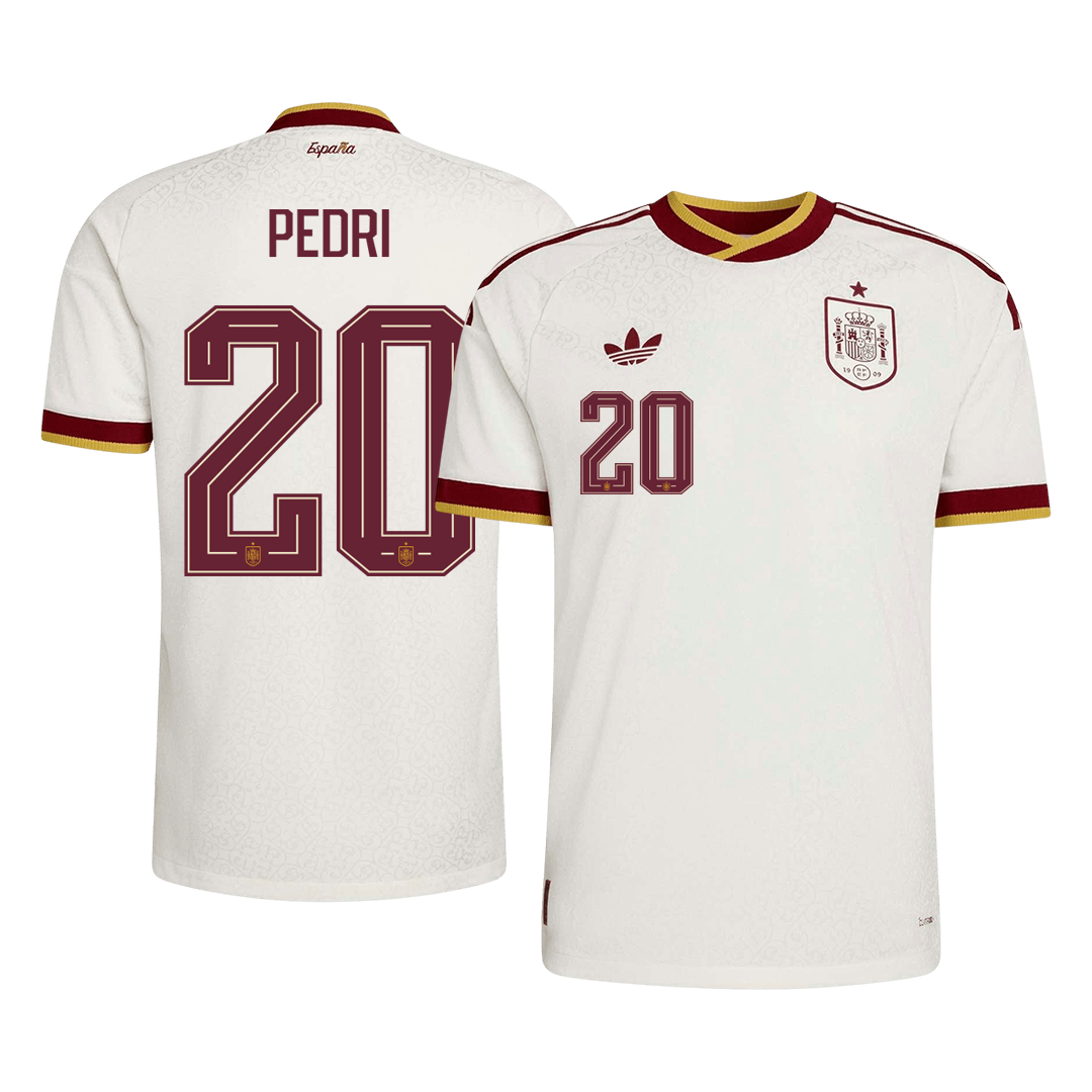 Španělsko venkovní dres MS 2026 hráčská verze PEDRI #20