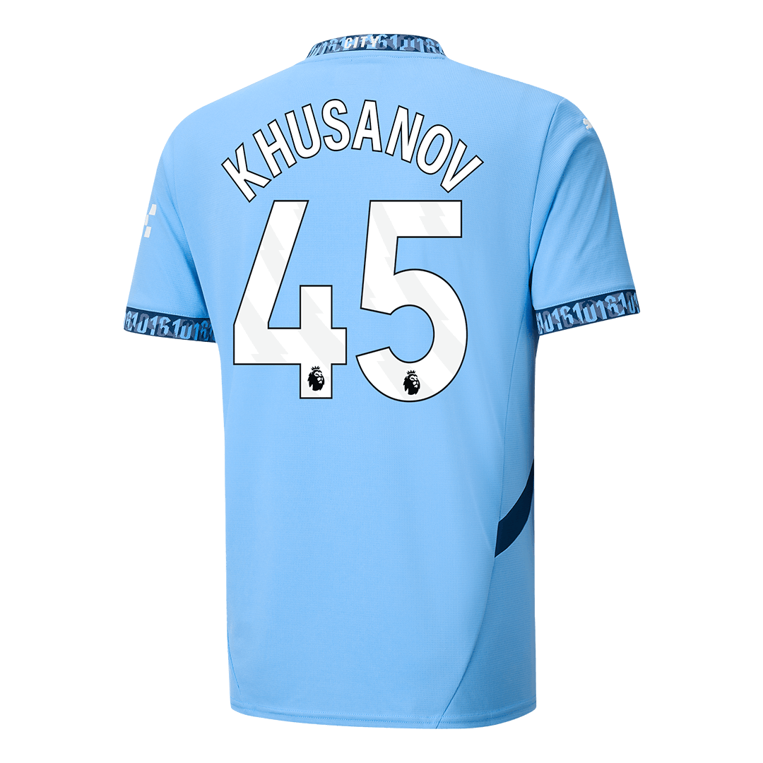 Domácí Fotbalový Dres Manchester City 24/25 KHUSANOV #45