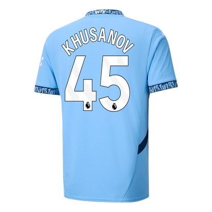 Domácí Fotbalový Dres Manchester City 24/25 KHUSANOV #45