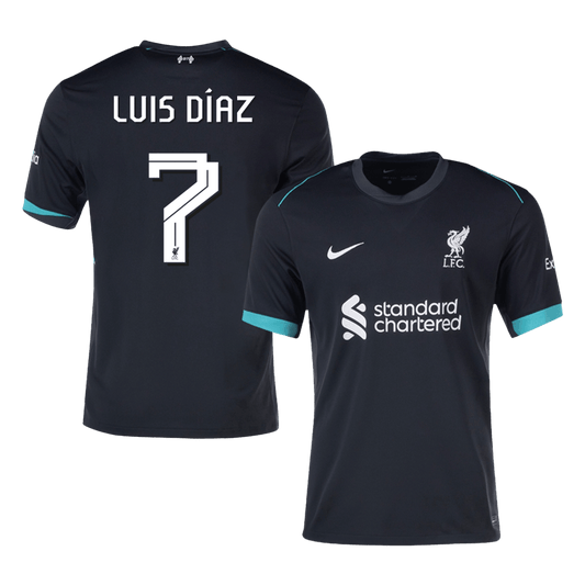 Venkovní Fotbalový Dres Liverpool 24/25 LUIS DÍAZ #7 UCL