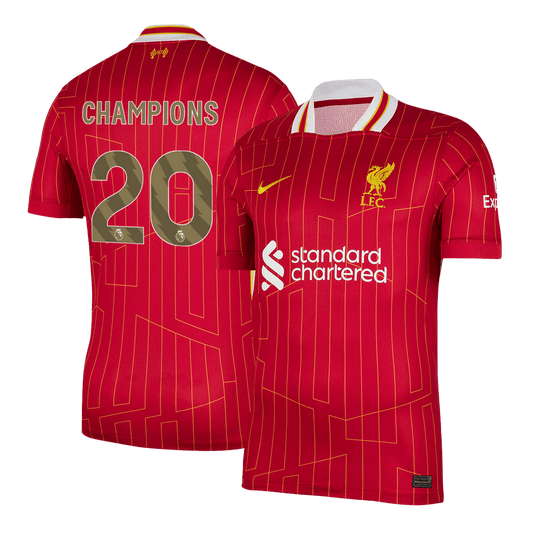 Domácí Fotbalový Dres Liverpool 24/25 CHAMPIONS #20