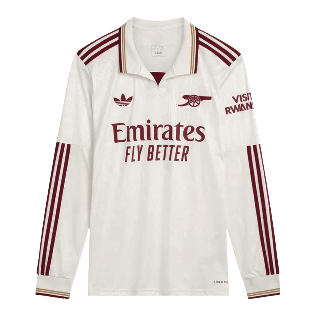 Arsenal třetí fotbalový dres 2025/26 dlouhý rukáv