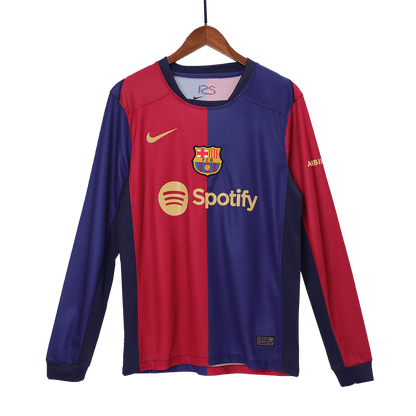Domácí Fotbalový Dres Barcelona 24/25 Long Sleeve