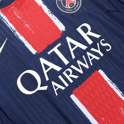 Domácí Fotbalový Dres PSG 24/25 Authentic KVARATSKHELIA #7 UCL