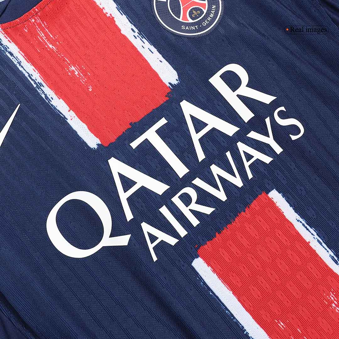 BARCOLA #29 Authentic PSG Home Soccer Jersey 2024/25 Navy