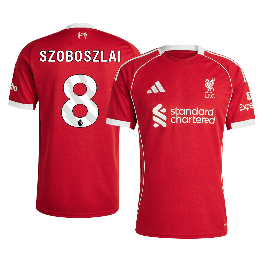 Liverpool domácí fotbalový dres 2025/26 SZOBOSZLAI #8