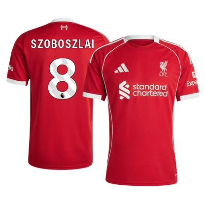 Liverpool domácí fotbalový dres 2025/26 SZOBOSZLAI #8