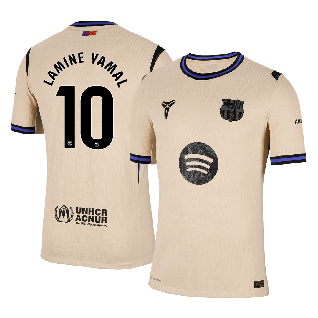 Venkovní Fotbalový Dres Barcelona 25/26 Authentic LAMINE YAMAL #10 UCL
