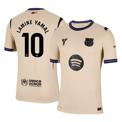 Venkovní Fotbalový Dres Barcelona 25/26 Authentic LAMINE YAMAL #10 UCL