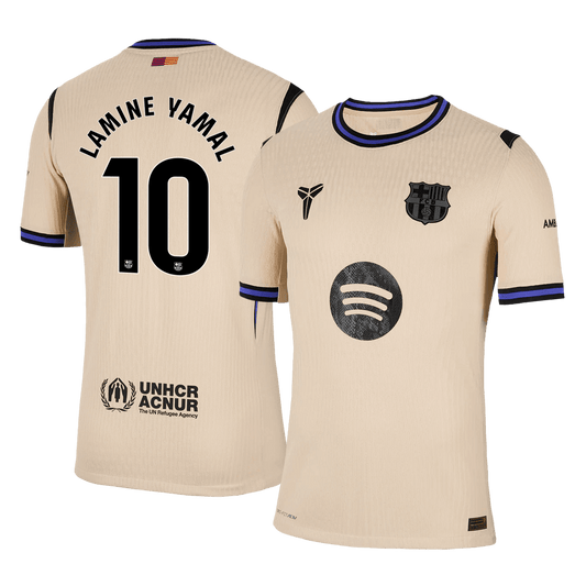 Venkovní Fotbalový Dres Barcelona 25/26 Authentic LAMINE YAMAL #10 UCL
