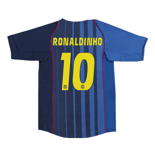 Venkovní Retro Dres Barcelona 2004/05 RONALDINHO #10