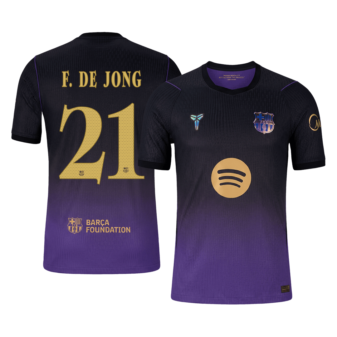 Barcelona venkovní dres 2026/27 hráčská verze F. DE JONG #21 UCL