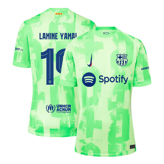Třetí Fotbalový Dres Barcelona 24/25 LAMINE YAMAL #19 UCL