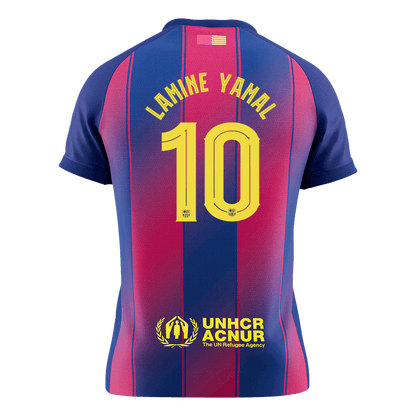 Domácí Fotbalový Dres Barcelona 25/26 LAMINE YAMAL #10 UCL