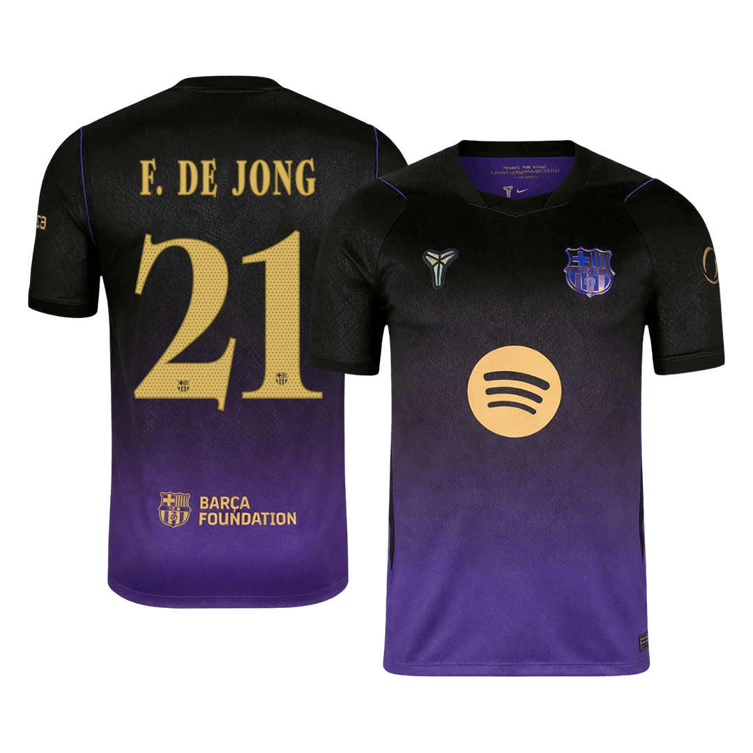 Barcelona venkovní fotbalový dres 2026/27 F. DE JONG #21 UCL