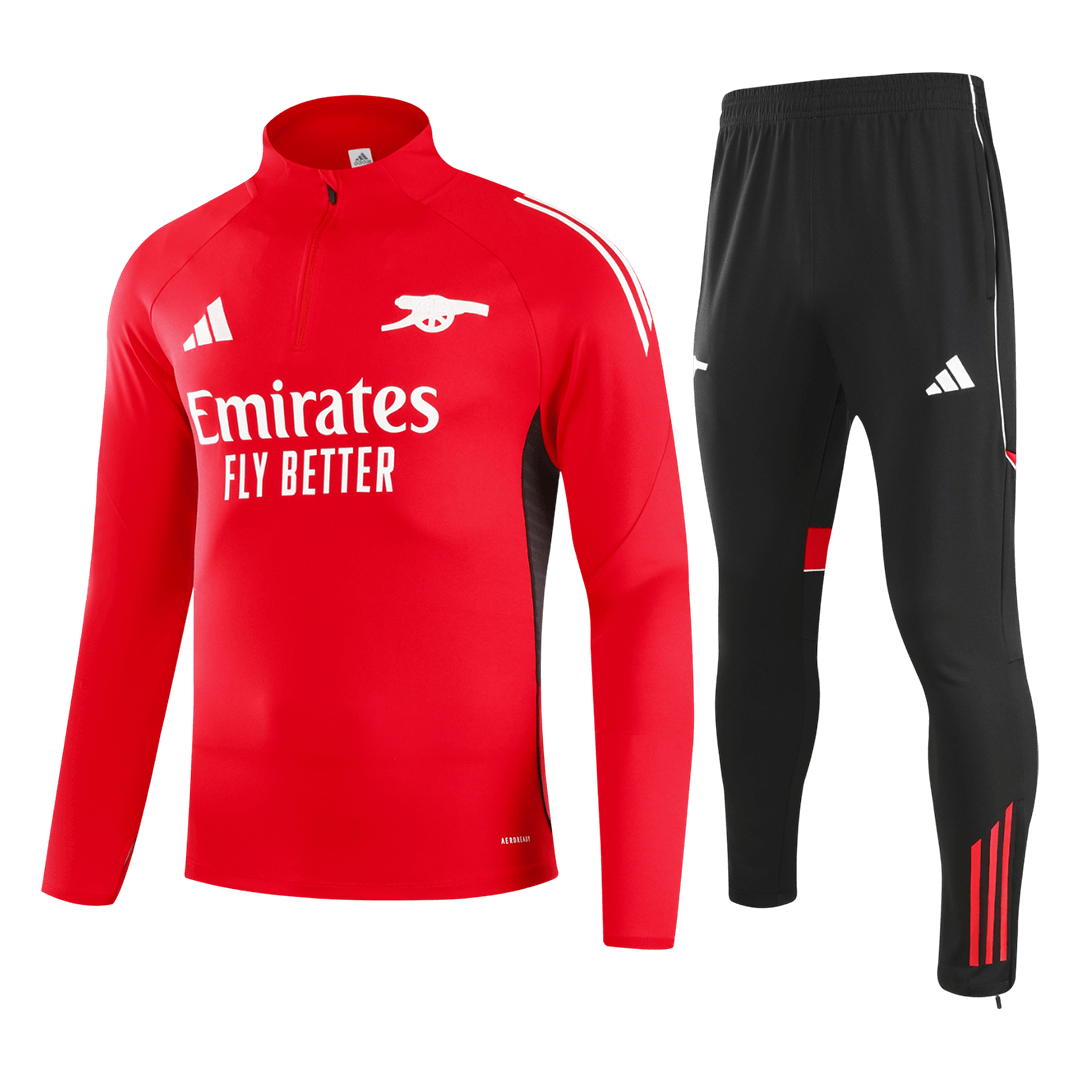 Arsenal dětská sada mikiny 2025/26 červená