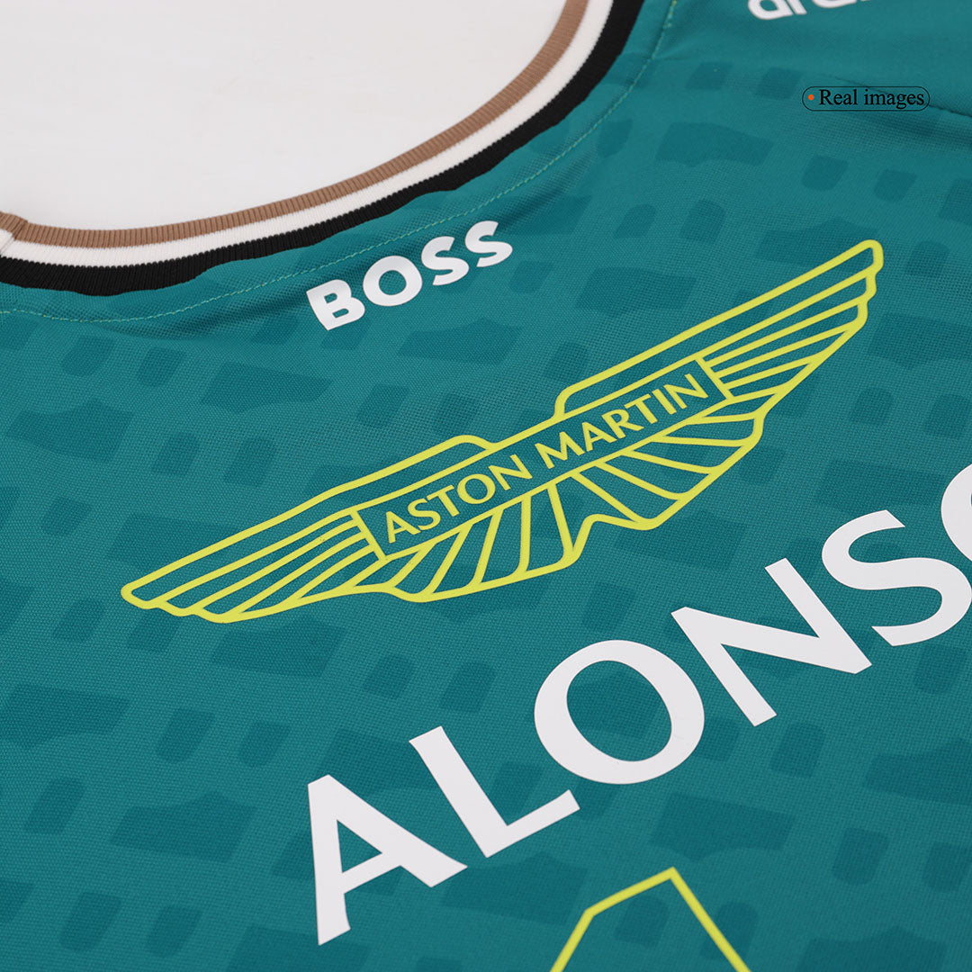Aston Martin Aramco Cognizant F1 Racing Team Fernando Alonso Driver T-Shirt 2024 