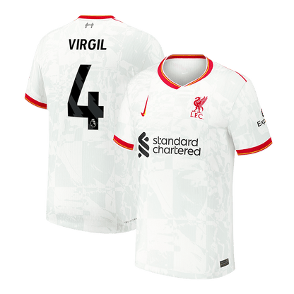 Třetí Fotbalový Dres Liverpool Authentic VIRGIL #4
