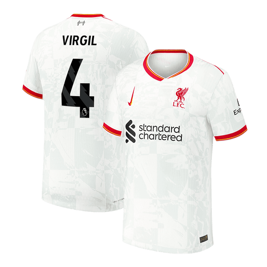 Třetí Fotbalový Dres Liverpool Authentic VIRGIL #4